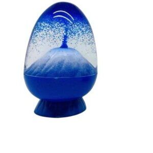 Eggcano Blue Novelty Timer With Volcanic Eruption Simulation